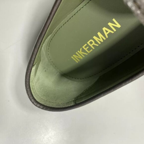 NEW INKERMAN Mens Art Adventure Loafers Size 8 Comfort Round Toe Slip-On Pebbled - Picture 9 of 9